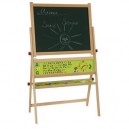 Eichhorn - 100002569 - Tableau en Bois Magnètique - 43 pièces - Alphabets Magnétiques et Craies Incl...