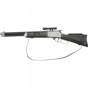 Festartikel Hirschfeld Schrödel - Carabine en métal et plastique - Henry Knallgewehr - 100 coups : 53 cm