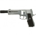 Festartikel Hirschfeld Schrödel - Pistolet en métal - Sky marshall - 12 coups : 27 cm
