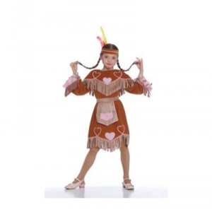 Framboise Et Compagnie Framboise Compagnie - 59260 - Costume - Panoplie Cintre Petite Squaw - 5-7 ans (Framboise Compagnie)