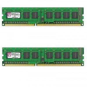 Kingston ValueRAM mémoire - : 2 x 2 - DIMM 240 broches - 2 x 2 Go (KVR1333D3N9K24G)