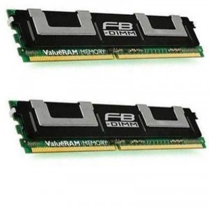Kingston - ValueRAM - Mémoire - 4 Go PC2-5300 2 x 1 Go (KVR667D2D8F5K2/4G)