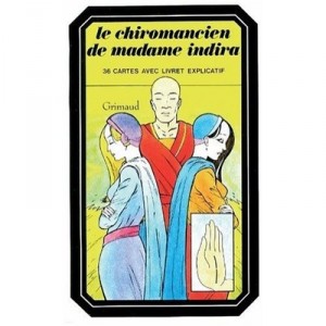 France Maps - 394258 - Card Game - Cartomancy - The palmist Mrs. Indira in cardboard box