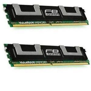 Kingston ValueRAM - Mémoire - - FB-DIMM 240-pin - - 667 MHz / PC2-5300 - CL5 - 1.8 V - Ple... 4 Go (KVR667D2Q8F5/4G)