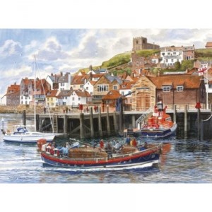 Gibsons 2 x 1000 pieces - The port of Whitby