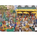 Gibsons - Puzzle - 1000 Pièces - Le Marché Parisien (Import Grande Bretagne)