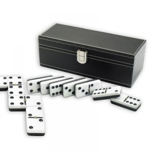 Gibsons - Set de dominos double 6 - Langue: anglais (Import Grande Bretagne)
