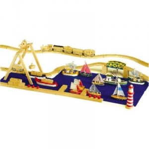 Small Foot Design Accessories Wooden Train Tours: The Port