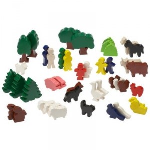 Haba - 1081 - World animated (43 pieces) (Import Germany)