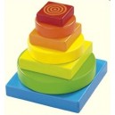 Haba - 2336 - Jouet en Bois - Bloc de Construction - Tour à Empiler/Divers Couleurs (Import Allemagn...