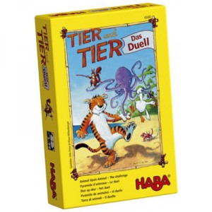 Haba - 4340 - Jeux De Societe - Jouet en Bois - Duel des Animaux (Import Allemagne)