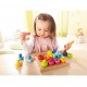 Haba - Empilable en bois - Anneaux multicolores
