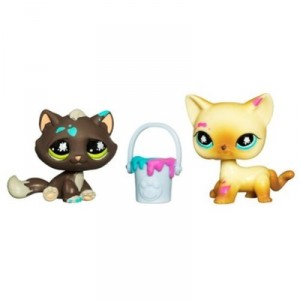 Doll Hasbro - Littlest Pet Duo with Accessories - 78896 - The Petshop Daredevil - 817-818 - The ...