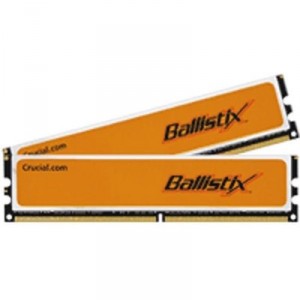 Mémoire PC Ballistix 2 x 2 Go -800 - PC2-6400 - CL4 DDR2 RAM Lexar 2 x 2 Go (BL2KIT25664AA80A)