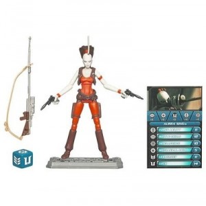 Hasbro STAR WARS THE CLONE WARS FIGURINE Aurra Sing CW11 9.5CM
