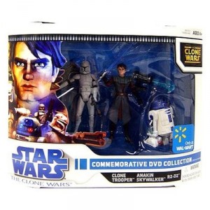 Hasbro Star Wars The Clone Wars Clone Trooper Set, Anakin Skywalker and R2-D2