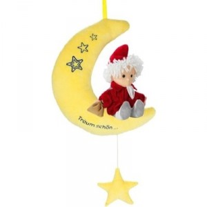 HEUNEC - 664074 - Plush musical "Sandman on the moon" - 22cm (Germany Import)