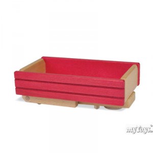 Holztiger Loading area, red, wood