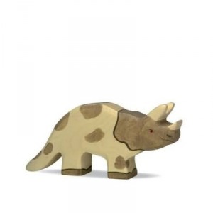 Holztiger Triceratops, wood