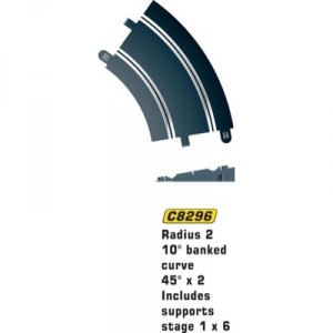 Hornby France - C8296 - Scalextric - Cars - Curve R2 45 ° observed (Hornby)