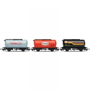 Hornby - R6366 - Train Ã  combustible - Shell Citerne Texaco et Total Citerne Citerne - Railroad