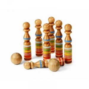Janod - J03009 - Jouets en Bois - 7 Qilles Rubanees Arc En Ciel 24 Cm (Janod, Jeux de société and autres jeux)