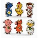 Janod - J05529 - Jouets Bois - Funny Magnets