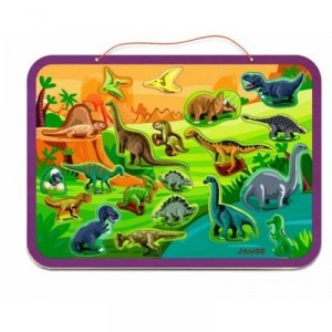 Janod - J05541 - Puzzles - Magnetorama Dinos