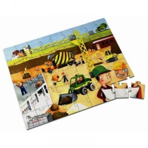 Janod - J05554 - Puzzles - Puzzle Briefcase "for boys"