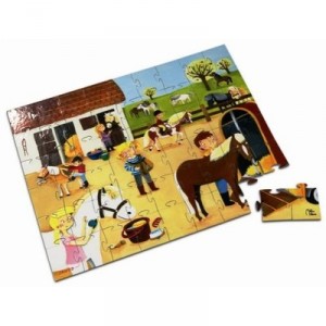 Janod - J05555 - Puzzles - Puzzle Briefcase "for girls"