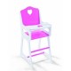 Janod - J05881 - Accessoire Poupée - Chaise Haute Coeur