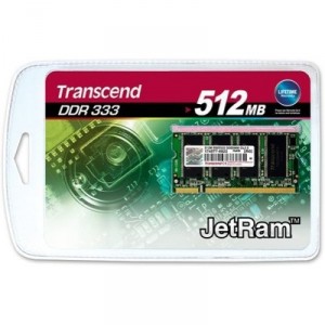 JetRAM Transcend Memory - - SO DIMM 200-pin - 512 MB (760557796015)