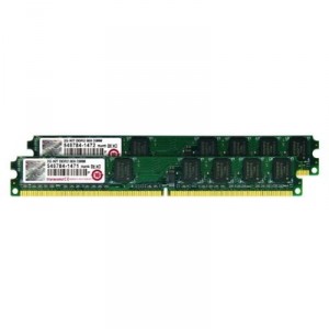 Transcend - JM2G-8K - Barrette mémoire pour PC - JetRam 800 U-DIMM - 2 Go (JM2GDDR2-8K)