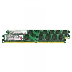 Transcend - JM4G-8K - Barrette PC memory - Dual channel 800-4 GB DDR2 SDRAM 2 x 1 GB (JM4GDDR2-8K)