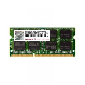 Transcend Memory - - SO DIMM 204-pin - DDR3 DRAM 4 GB (TS512MSK64V3N)