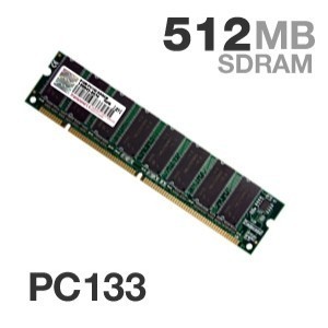 Transcend mémoire - - DIMM 168 broches - SDRAM PC133 512 Mo (GB512SDRAM)