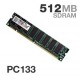 Transcend mémoire - - DIMM 168 broches - SDRAM PC133 512 Mo (GB512SDRAM)