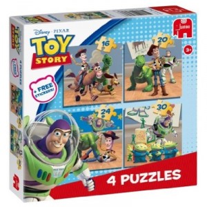 Jumbo Toy Story - 4 Puzzles dans 1 Boite