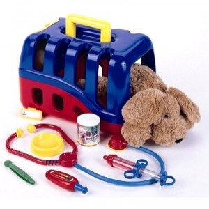 Klein Malette vétérinaire avec chien accessoires