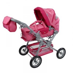 Knorr Kinderwagen and Spielwaren Knorrtoys.com - 10405 - Landau Twingo S Diamond Doll - Rose (Germany Import)