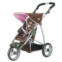 Knorr Kinderwagen and Spielwaren Knorrtoys.com - 71030 - Poussette buggy Maclaren Junior MX3 - Brun et rose (Import Allemagne)