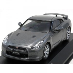 Kyosho - KYOS03741DG - Véhicule Miniature - Nissan GTR R35 2008 - Gris - Echelle 1/43 (Kyosho)