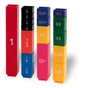 Learning Resources - Jeu éducatif - Apprendre les fractions - Fraction Tower Cubes - Langue : anglai...
