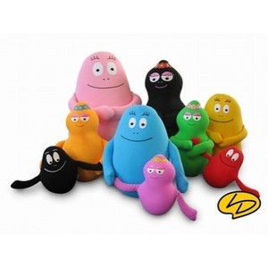 Leblon Delienne - Coussin Barbapapa - 30 cm - Noir