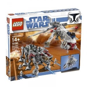 LEGO - 10195 - Jeu de construction - Star Wars TM - Republic Dropship with AT-OT Walker(TM)