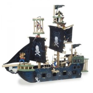 Le Toy Van Papo - 41255 - Jouet en Bois - Bâteau Fantôme
