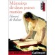 Memoires De Deux Jeunes Mariees - Honore De Balzac