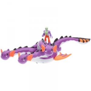 Fisher-Price - R6150 - Figurine - Animals - Imaginext - Mega Dragon - Dragon 3 Heads Purple (Mattel)