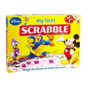 Mattel - N6727 - Board Game - Set of letters - My First Disney Scrabble