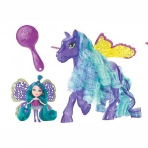 Mattel - T5426 - Barbie - Pony and Mini Fee - Violet